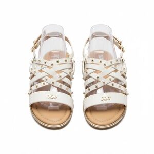 DKNY Big Girls Flat Strappy Sandals Size 3 NWOT